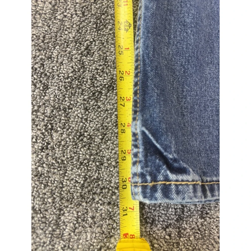 Levi's 559 Jeans Mens 36x32 Blue Denim Whiskered Medium Wash Straight Streetwear